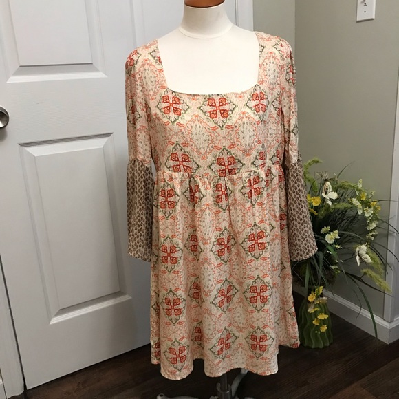 Umgee Peasant Tunic Top M - Picture 1 of 3